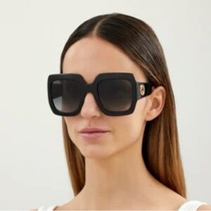 Gucci Black Square Sunglasses